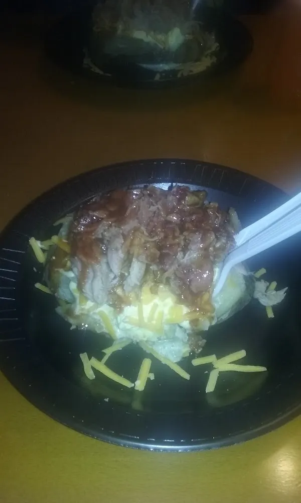 Loaded BBQ Baked Potato